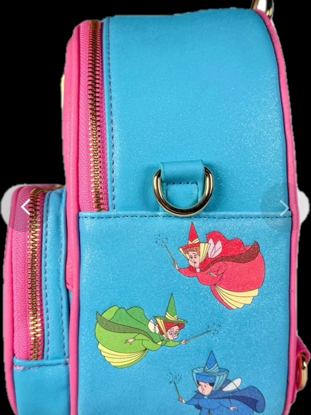 Loungefly Make It Pink Make It Blue Mini Backpack With Coin Purse
